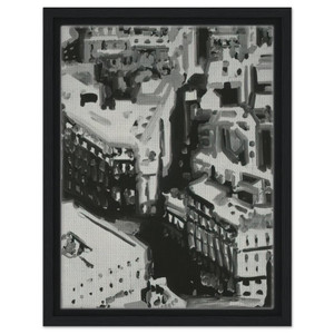 Gerhard Richter  TOWNSCAPE P1 1968 Framed Canvas