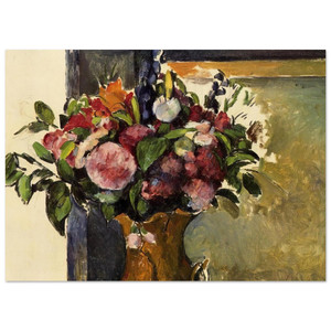 Paul Cezanne  FLOWERS IN A VASE N3 Fine Art Poster / Art Print