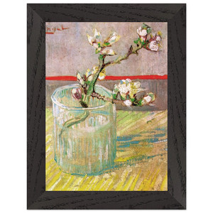 Van Gogh Blossoming Almond Branch in a Glass Framed Art Print