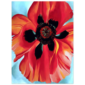 Georgia OKeeffe  Red Poppy VI Aluminum Print