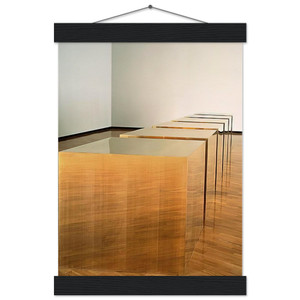 Donald Judd Untitled Six Boxes 1974 Museum Quality Matte Poster with Hanger