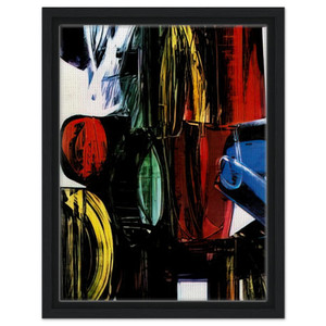 Joao Vieira  Anagrama  1973 Framed Canvas