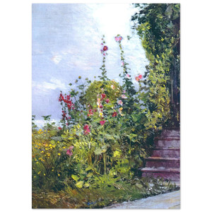 Childe Hassam Celia Thaxters Garden Appledore Isles of Shoals Art Print