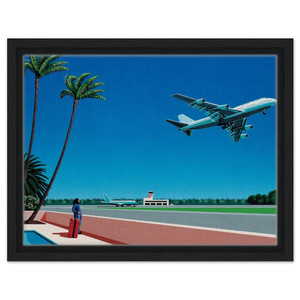 Hiroshi Nagai  Finest BREEZE Takeoff Framed Canvas