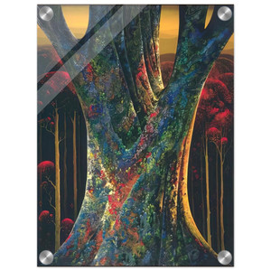 Eyvind Earle  Majestic Tree Acrylic Print