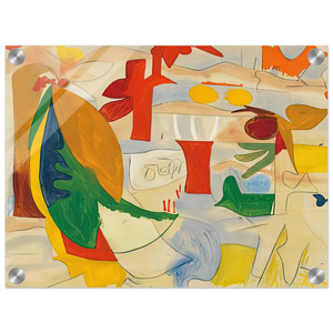 Helen Frankenthaler  Abstract Landscape 1951 Acrylic Print