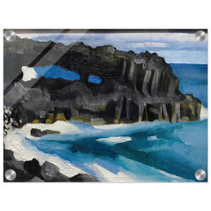 Georgia OKeeffe  Black Lava Bridge Hana CoastNo II Acrylic Print