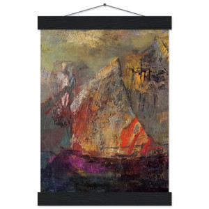 Odilon Redon  A BOAT 1 Museum-Quality Matte Paper Poster with Hanger