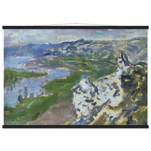 Monet: Seine from Chantemesle Museum-Quality Matte Paper Poster with Hanger
