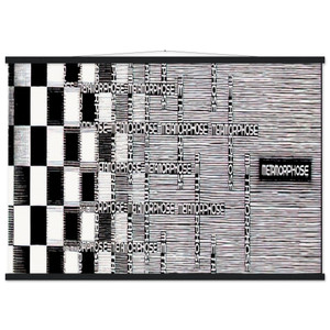 MC Escher METAMORPHOSIS II EXCERPT 7 Matte Paper Poster with Hanger