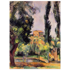 Paul Cezanne  Jas de Bouffan Aluminum Print