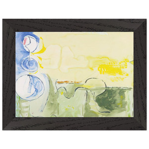Helen Frankenthaler  Flotilla  2006 Premium Wooden Framed Art Print / Poster