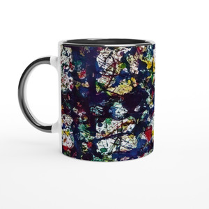 Sam Francis - Untitled  SF 236  Ceramic Mug with Color Inside