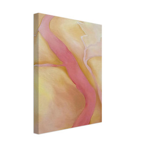 Georgia OKeeffe  It Was Yellow and Pink II Canvas
