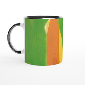 Esteban Vicente - RITMICO 1995 Ceramic Mug with Color Inside