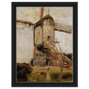Piet Mondrian  Mill of Heeswijk Sun Framed Canvas