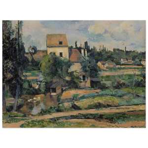 Paul Cezanne  Moulin de la Couleuvre at Pontoise Aluminum Print