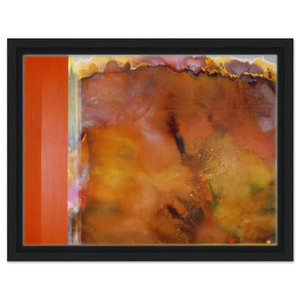 Ronnie Landfield  For The Ages  1985 Framed Canvas