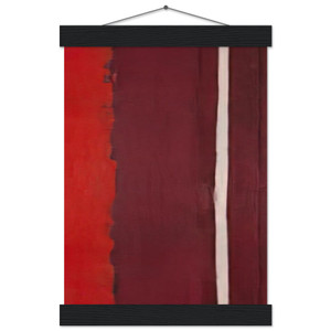 Barnett Newman  Untitled I Museum-Quality Matte Paper Poster with Hanger