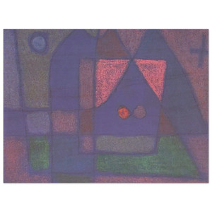 Paul Klee  SMALL ROOM IN VENICE Wood Print