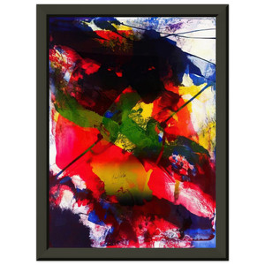 Paul Jenkins  Amadeus Premium Metal Framed Art Print / Poster