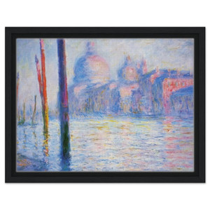 claude monet  The Grand Canal 02 Framed Canvas