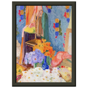 Tarsila do Amaral Mario De Andrades Daisies Metal Framed Art Print