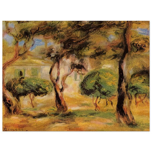 PierreAuguste Renoir  The Garden Collettes Wood Print