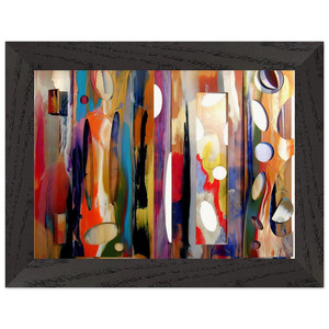 Sam Gilliam  Tapestry Premium Wooden Framed Art Print / Poster