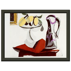 Pablo Picasso Lemon Jug Still Life Premium Metal Framed Art Print / Poster