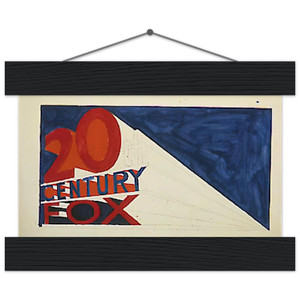 Edward Ruscha  TRADEMARK 6 1962 Museum-Quality Matte Paper Poster with Hanger