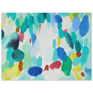 Alice Baber  Pipers Near Aluminum Print