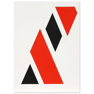 Omar Rayo  Gohei V  1970 Fine Art Poster / Art Print