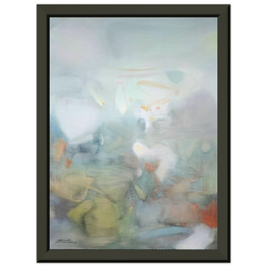 Chu teh Chun  2 F VRIER 1986 Premium Metal Framed Art Print / Poster