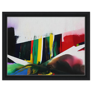 Paul Jenkins  Phenomena Cave of the Prism Winds Year  1986 Framed Canvas