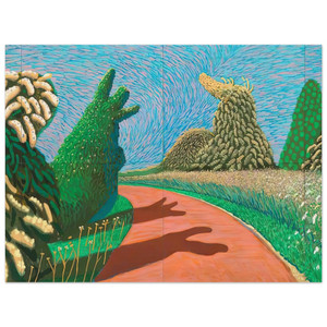David Hockney  David Hockney N13 Wood Print