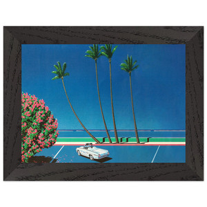 Hiroshi Nagai  Chillside Premium Wooden Framed Art Print / Poster