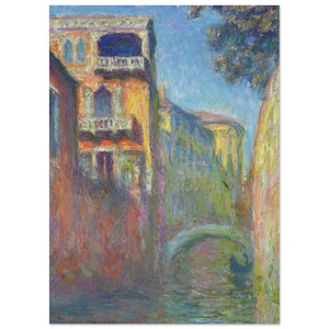 claude monet  Venice Rio de Santa Salute Fine Art Poster / Art Print