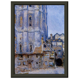 claude monet  The Cour dAlbane Premium Metal Framed Art Print / Poster