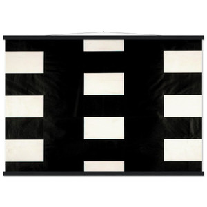 Ellsworth Kelly  White and Black Museum-Quality Matte Paper Poster with Hanger