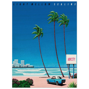 Hiroshi Nagai  Light Mellow Sealine N1 Wood Print