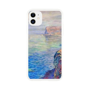 claude monet - Cliff at Grainval near Fecamp Clear case