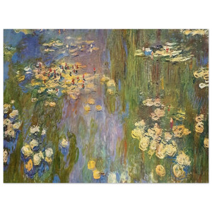 claude monet  Water Lilies Aluminum Print