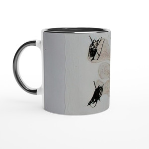 Antoni Tapies - PETRIFICADA PETRIFICANTE II 1978 Ceramic Mug with Color Inside