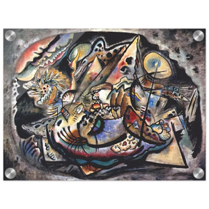 Wassily Kandinsky  GREY OVAL 1917 Acrylic Print