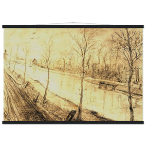 Vincent van Gogh  Canal Museum-Quality Matte Paper Poster with Hanger