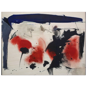 Hassel Smith  Untitled 10  1986 Wood Print