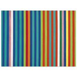 Gene Davis  Orange Twitter  1966 Aluminum Print