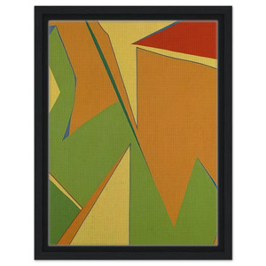 Fernand Leduc  Jaune Framed Canvas