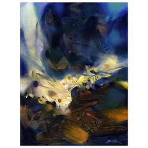 Chu teh Chun  LE SOUFFLE QUI LIBERE LA MATIERE 2006 Wood Print